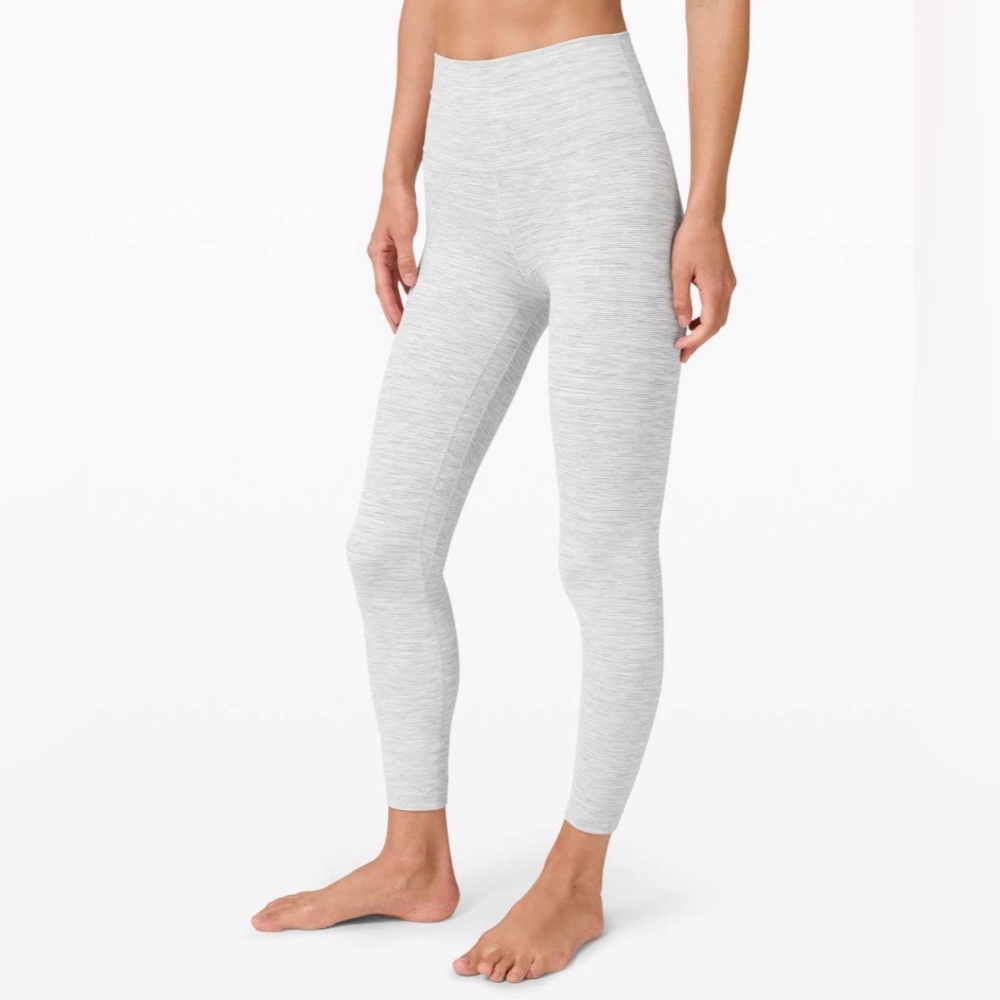 NWOT 🩶 Lululemon Align Pant II 25" Wee Are From Space Nimbus Battleship size 6
